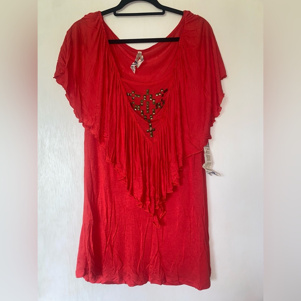 NWT lane Bryant studded top